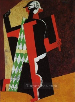 Artworks by 350 Famous Artists Painting - Harlequin 1916 Pablo Picasso